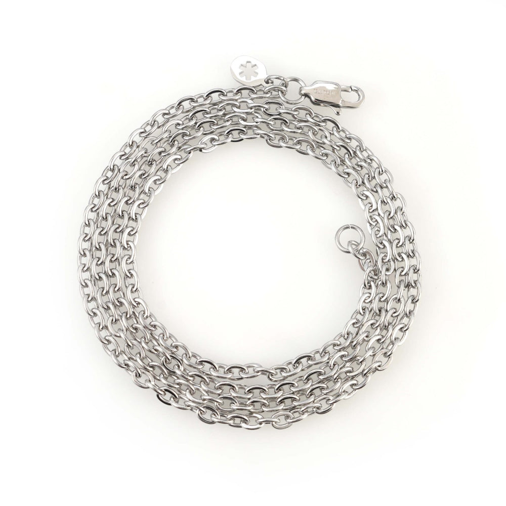 3mm cabe chain 14k white gold icecartel up