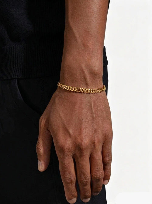 3mm cuban link bracelet 14k gold icecartel model new