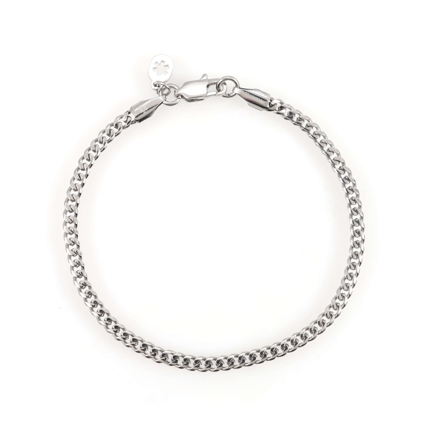 3mm cuban link bracelet 14k white gold icecartel main