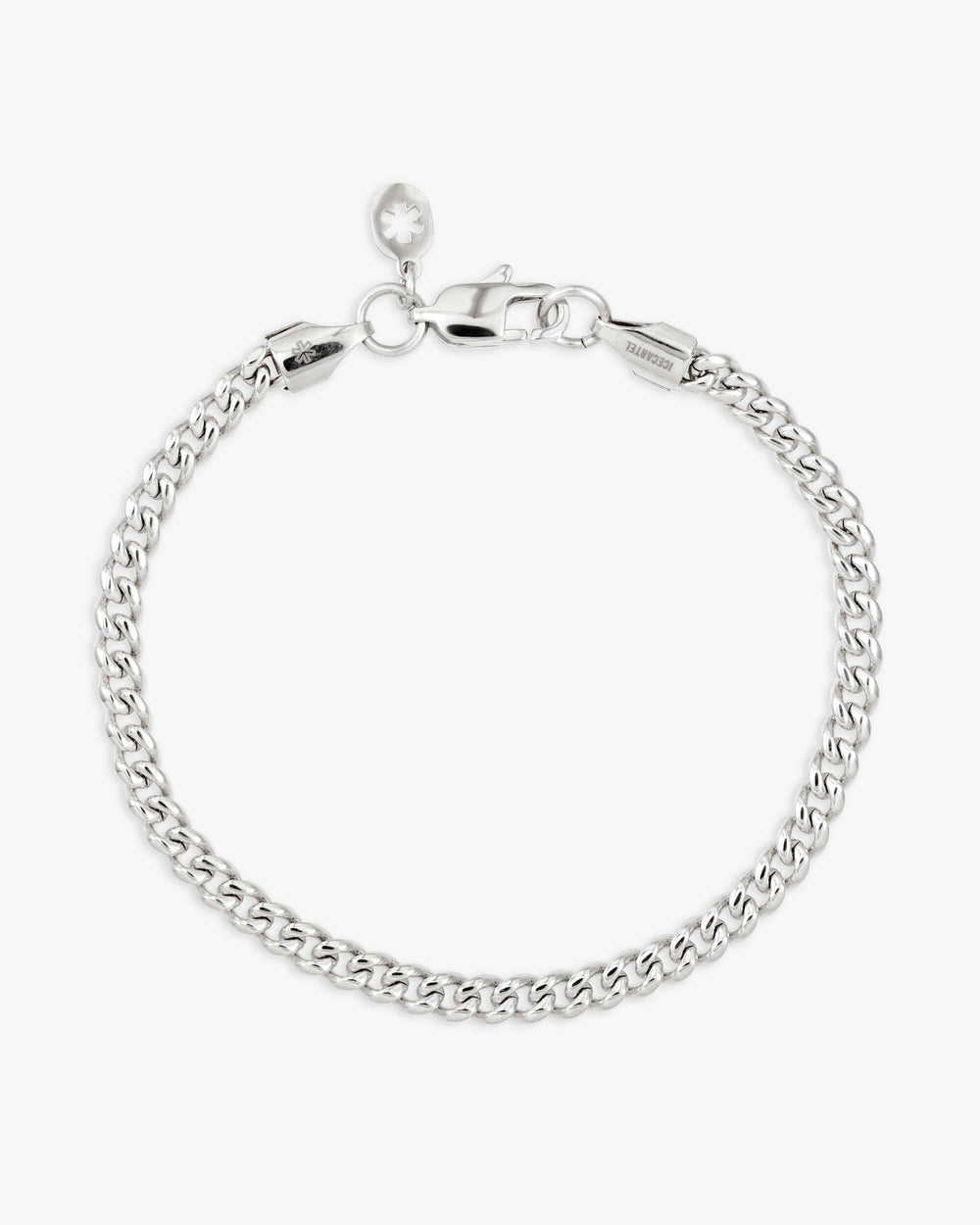 3mm cuban link bracelet silver icecartel main