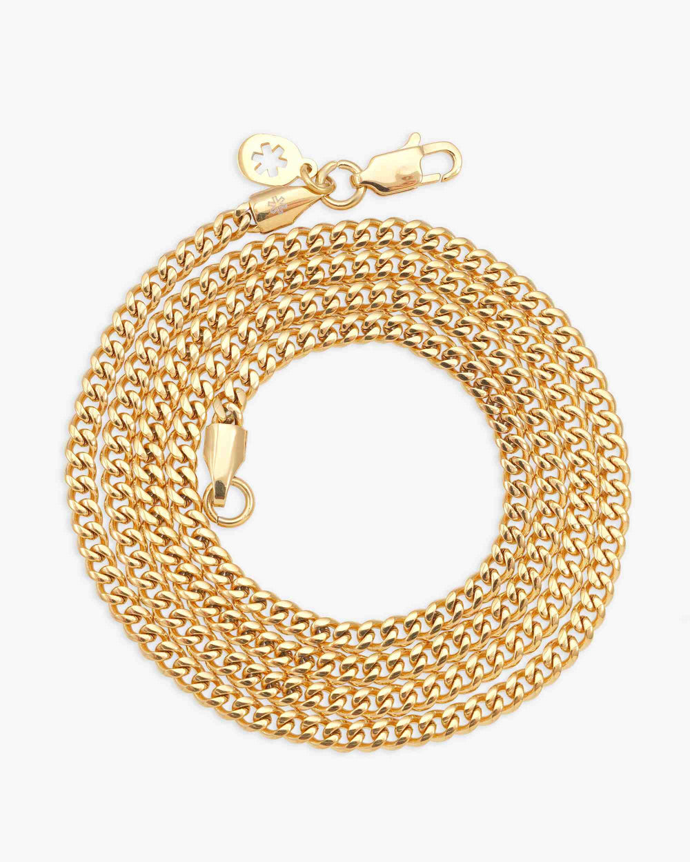 3mm cuban link chain 14k gold icecartel up