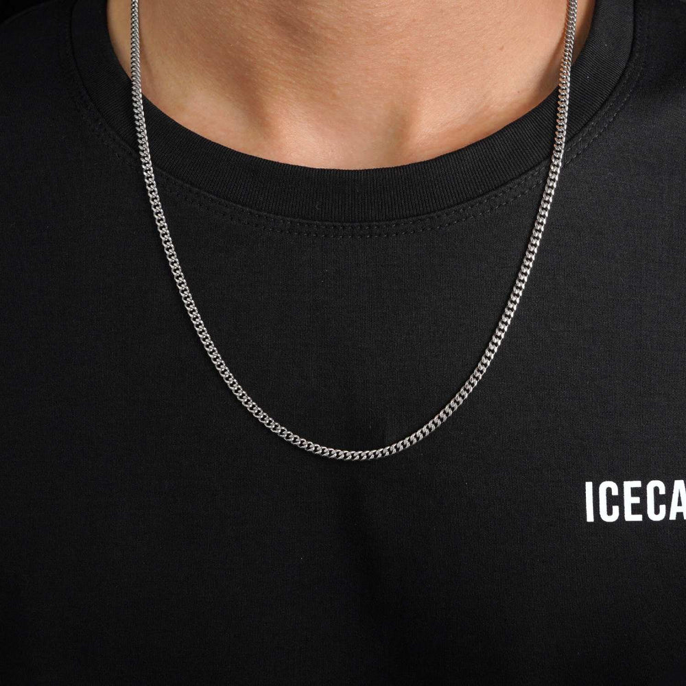 3mm cuban link chain 14k white gold icecartel model