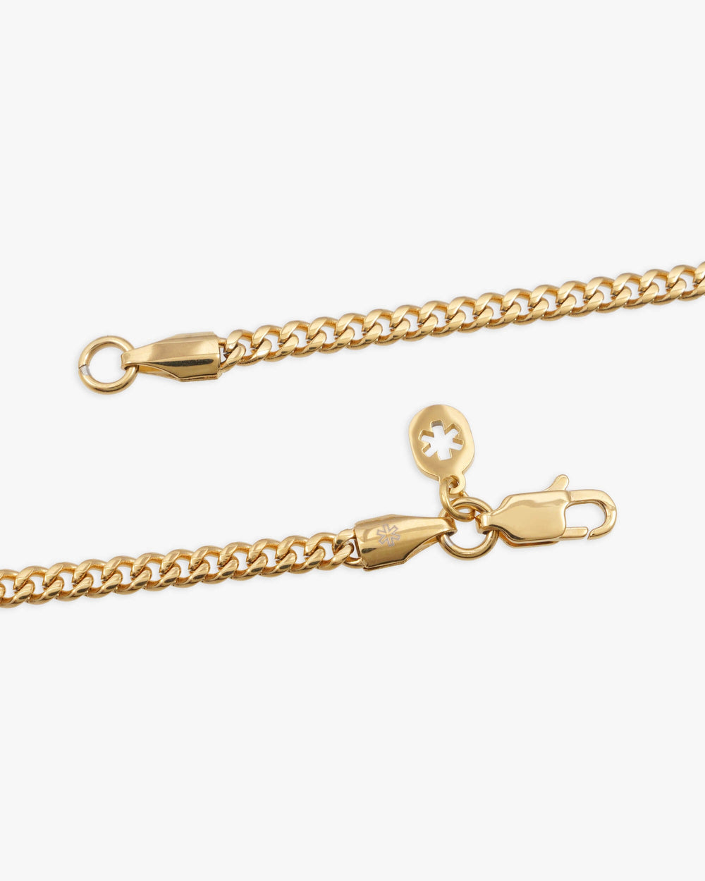3mm cuban link chain and bracelet bundle 14k gold icecartel px new lock