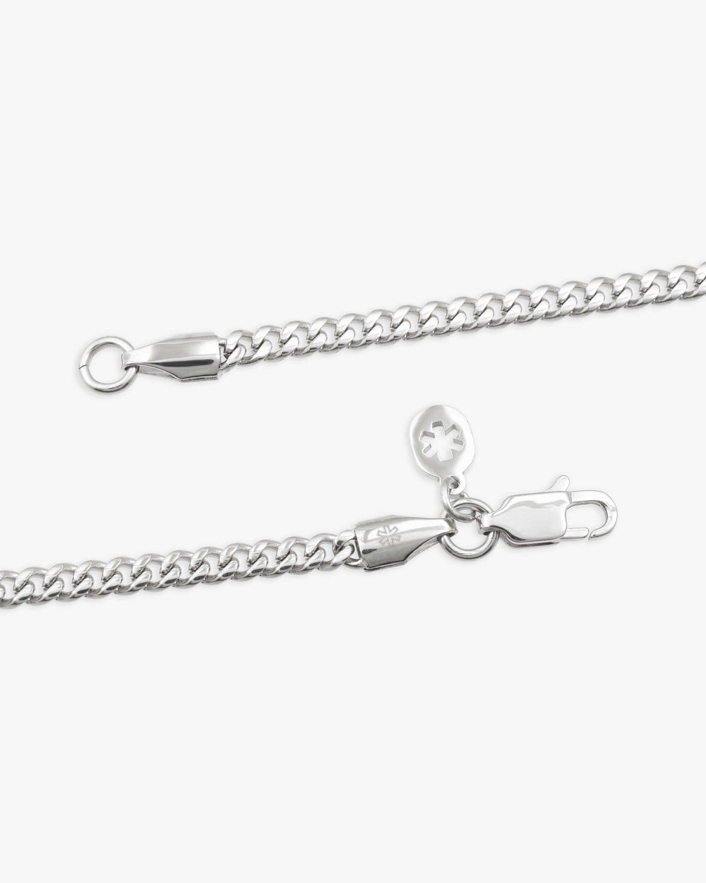3mm cuban link chain and bracelet bundle silver icecartel px lock in
