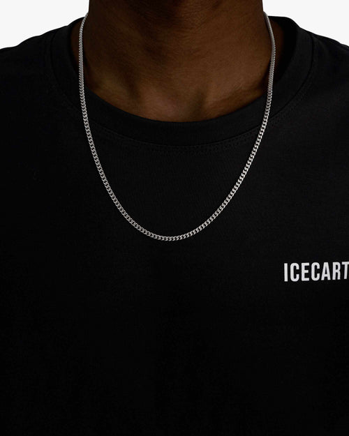 3mm cuban link chain and bracelet bundle silver icecartel px model new