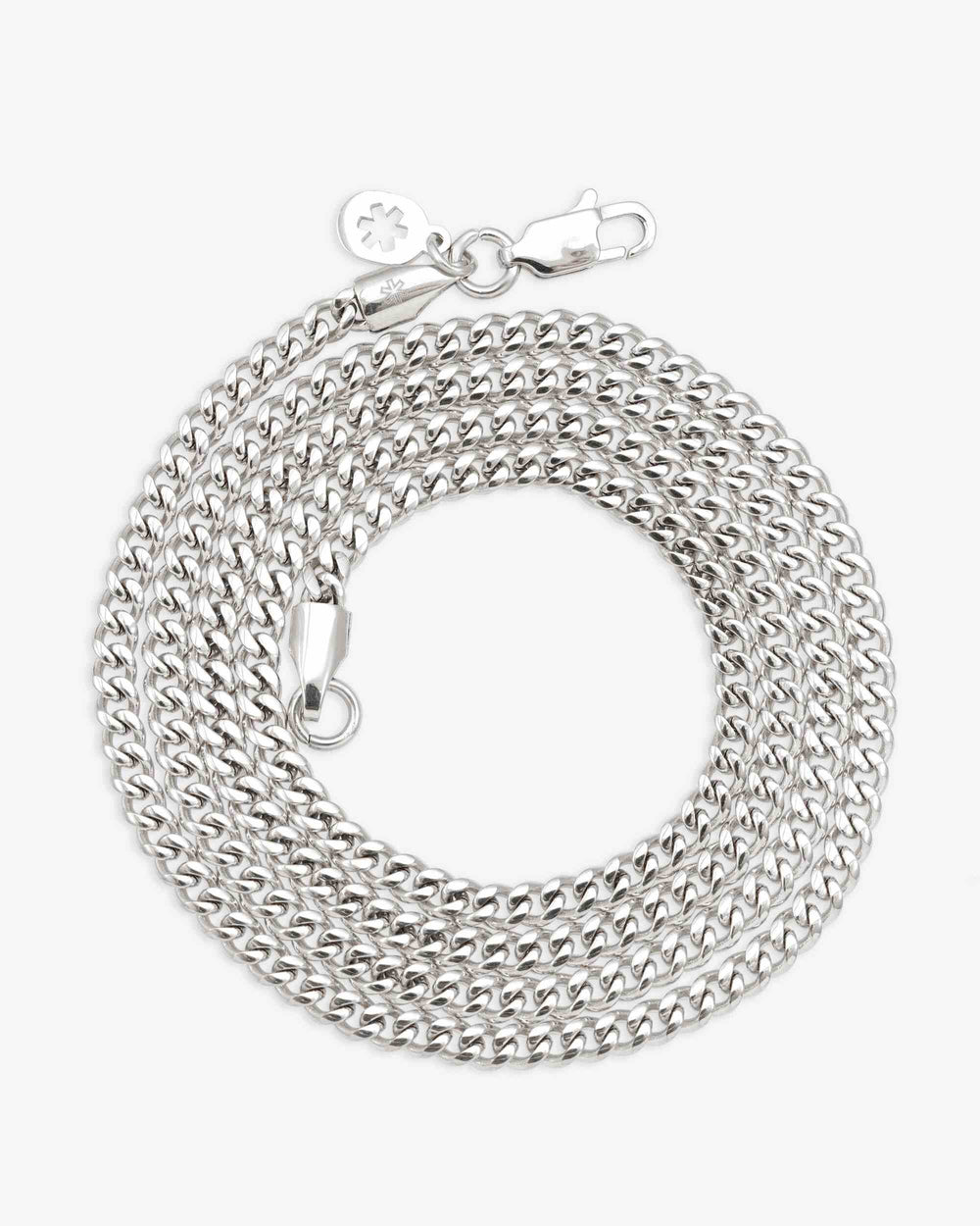 3mm cuban link chain and bracelet bundle silver icecartel px top new
