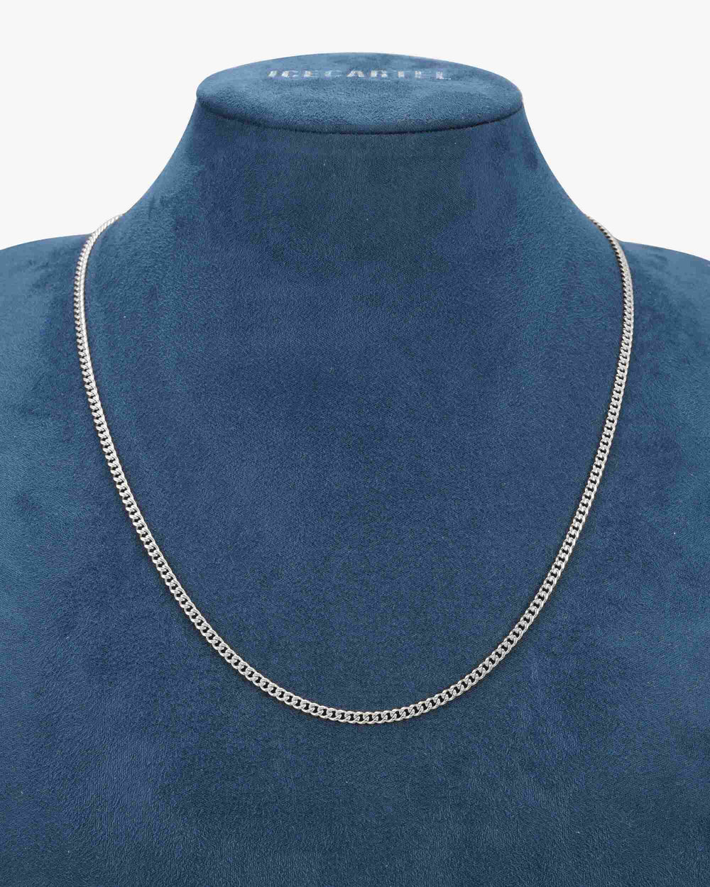 3mm cuban link chain silver icecartel display