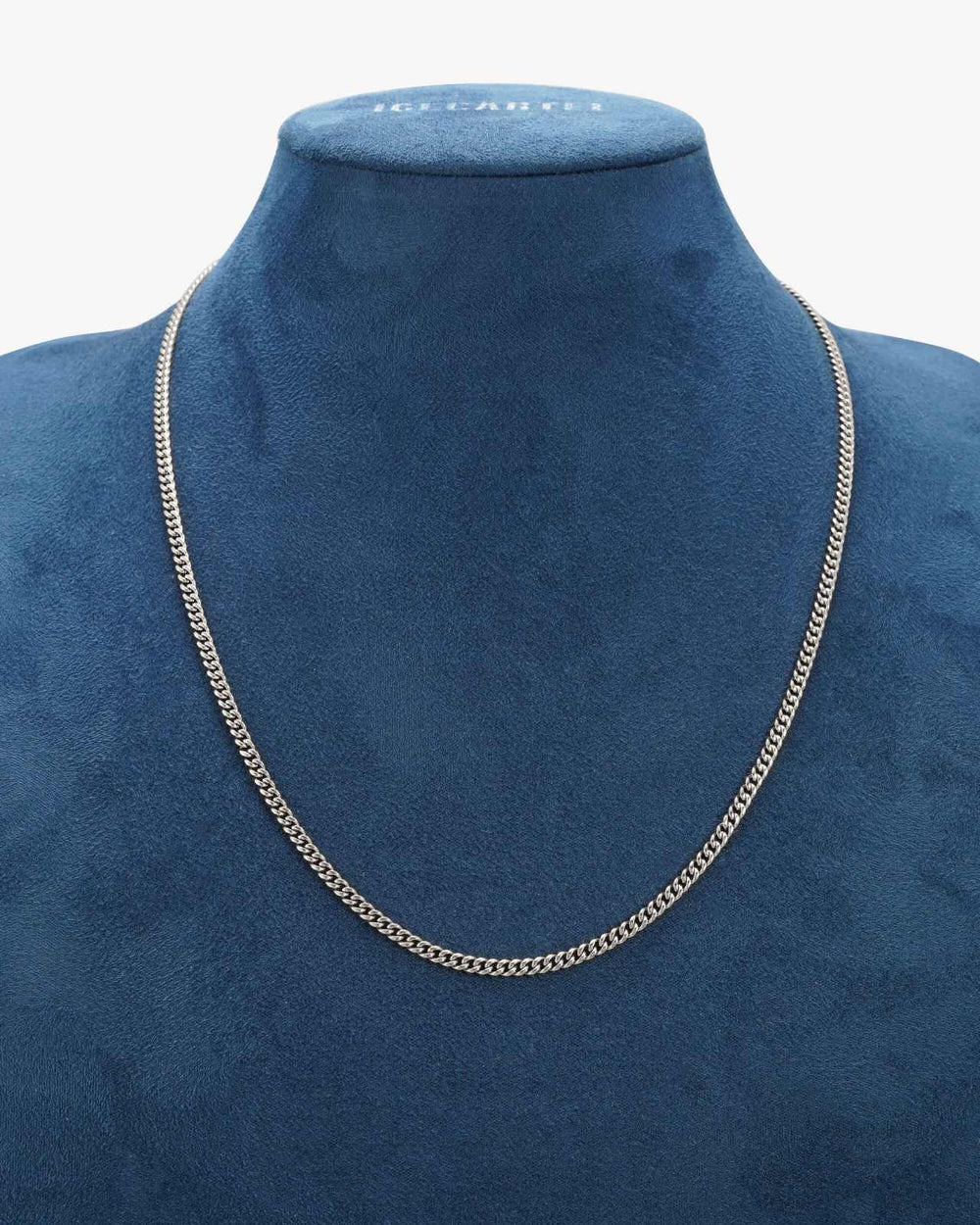 3mm cuban link chain solid silver icecartel display