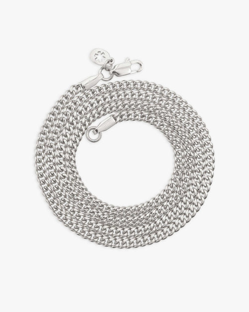 3mm cuban link chain solid silver icecartel top