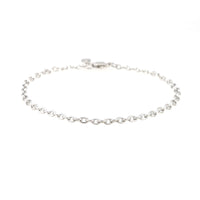 3mm curb link bracelet 14k white gold icecartel main