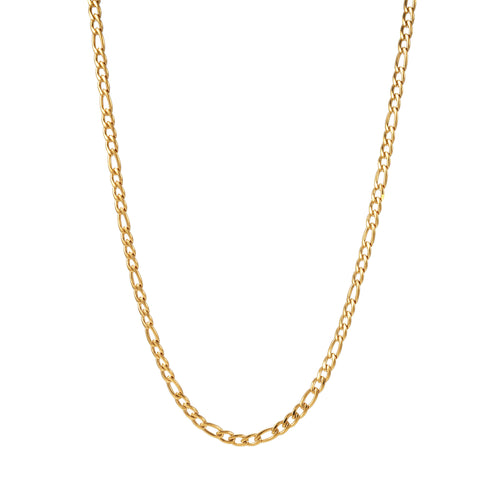 3mm figaro chain 14k yellow gold icecartel main