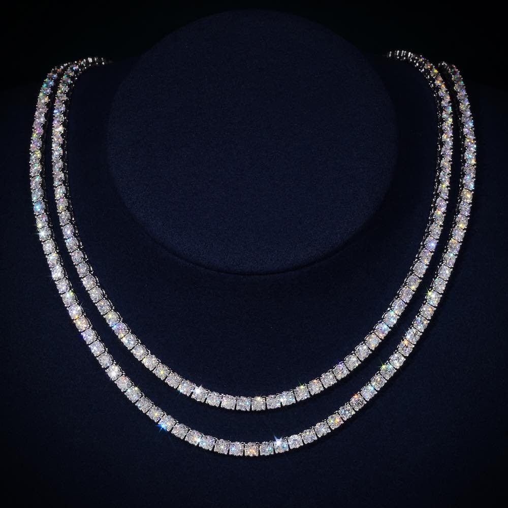 3MM Moissanite Tennis Chain 2 colors