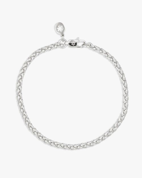 3mm wheat link bracelet silver icecartel main