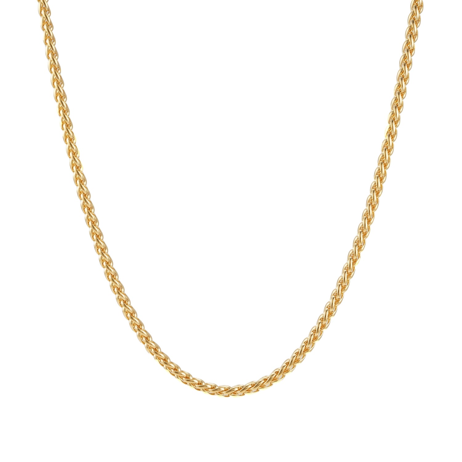 3mm wheat link chain 14k yellow gold icecartel main