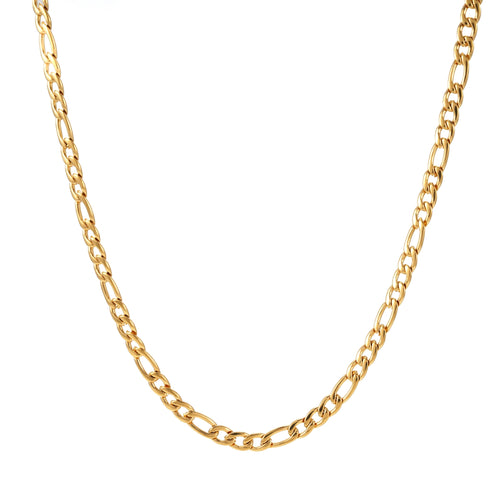 4mm Figaro chain 14k yellow gold icecartel main