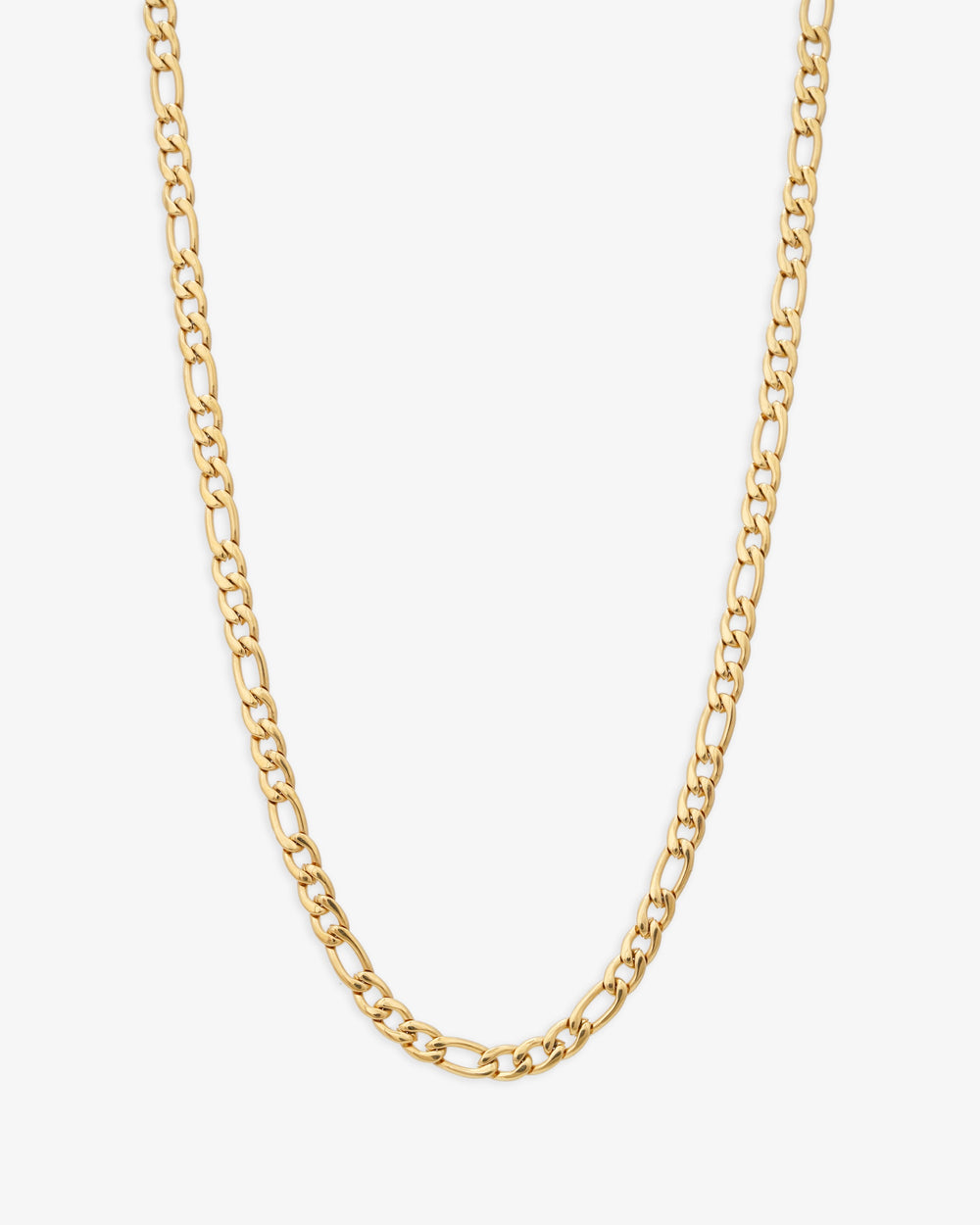 4mm Figaro chain 14k yellow gold icecartel new main
