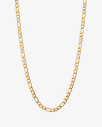 4mm Figaro chain 14k yellow gold icecartel new main