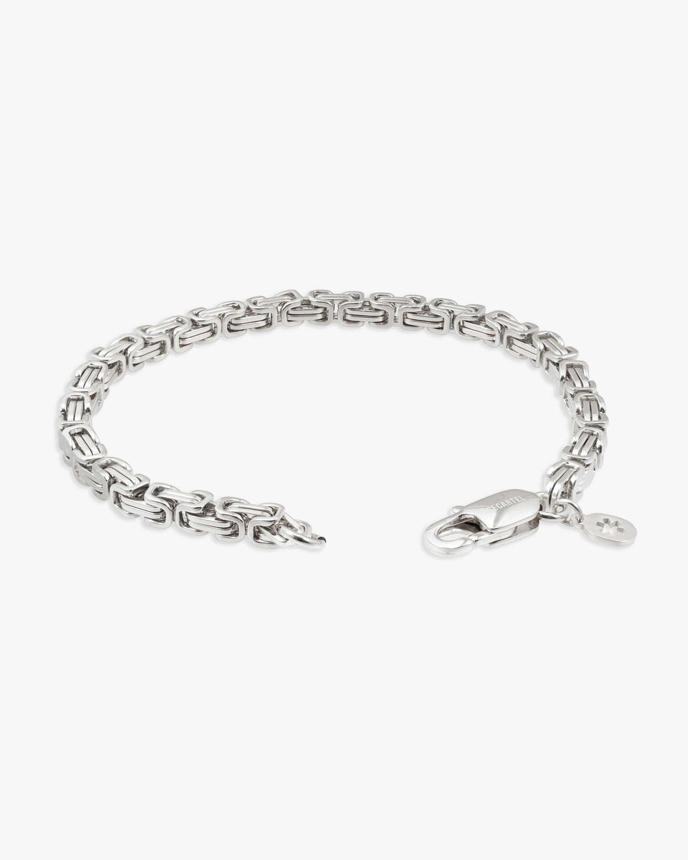 4mm byzantine bracelet silver icecartel px white lock