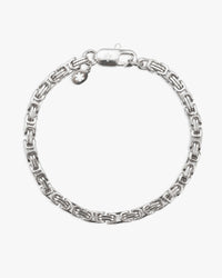 4mm byzantine bracelet silver icecartel px white o