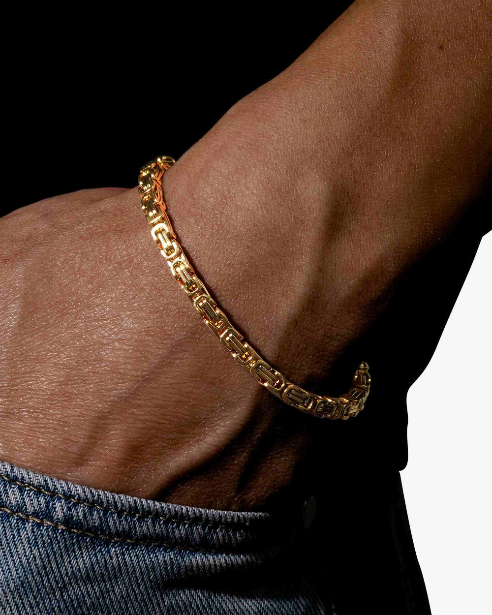 4mm byzantine bracelet silver icecartel px yellow model