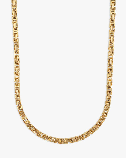 4mm byzantine chain silver icecartel yellow main