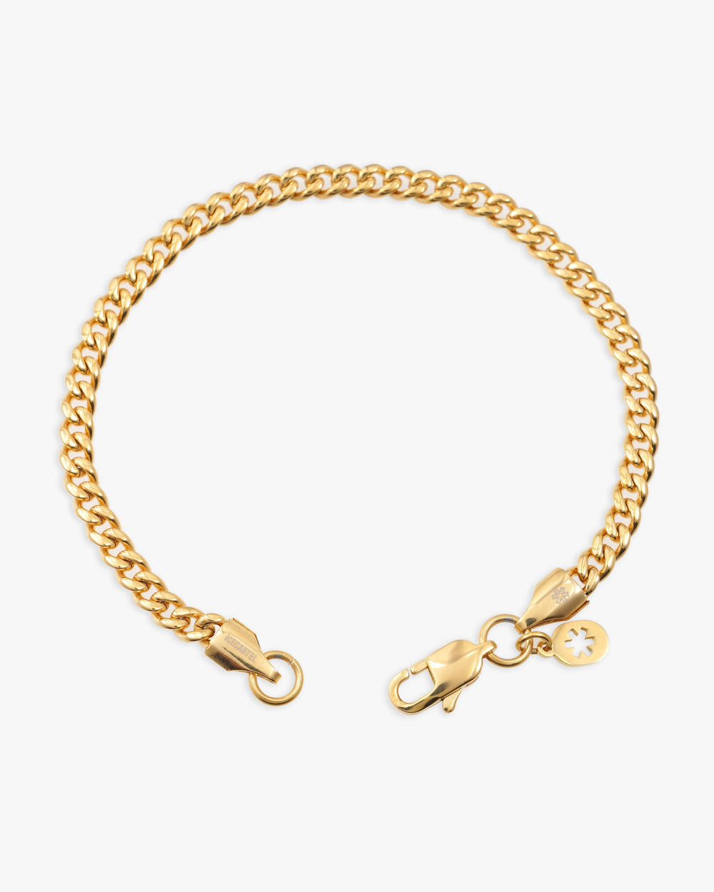 4mm cuban link bracelet 14k gold icecartel lock