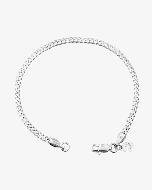 4mm cuban link bracelet 14k white gold icecartel clasp new