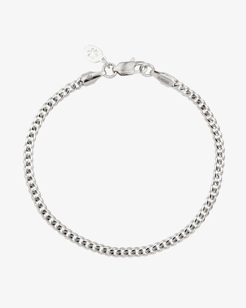 4mm cuban link bracelet 14k white gold icecartel main new