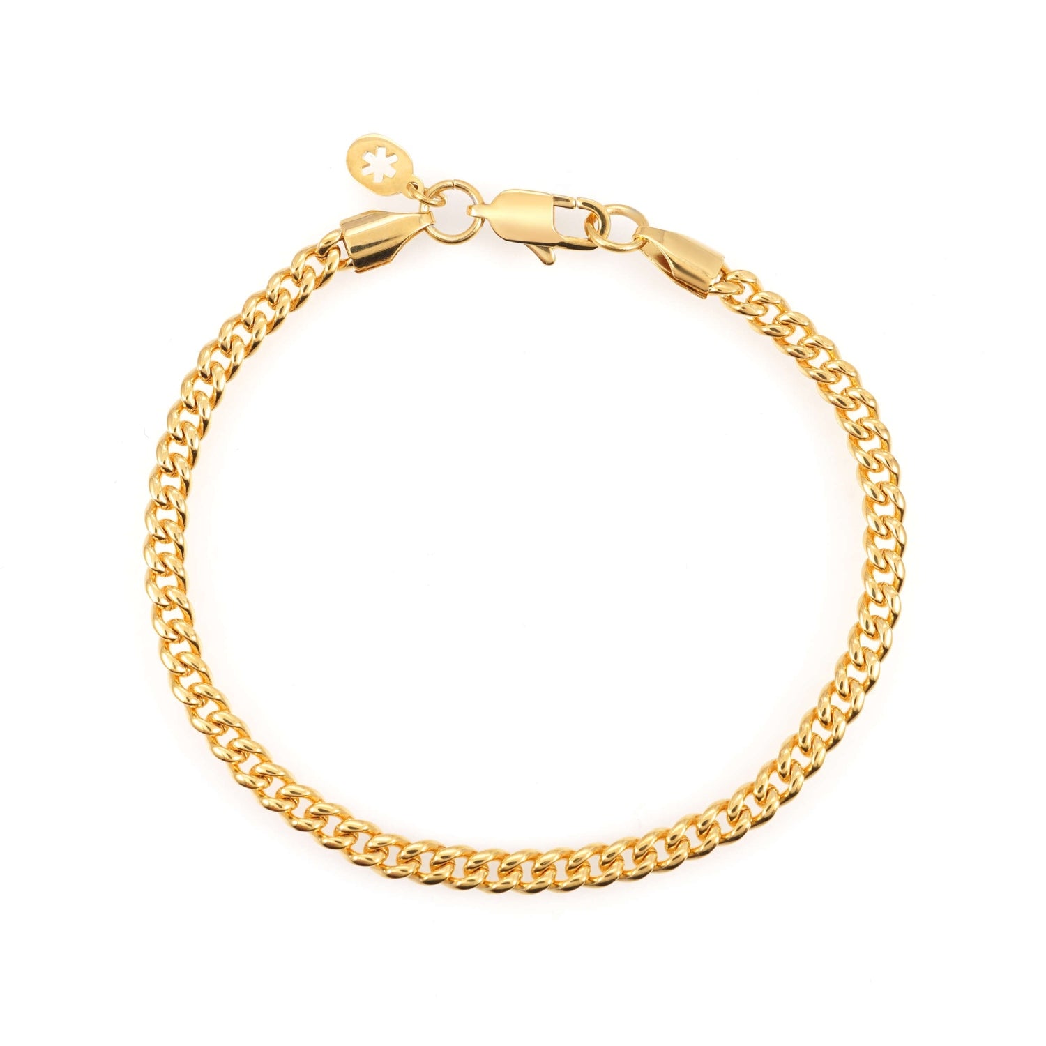 4mm cuban link bracelet 14k yellow gold icecartel main