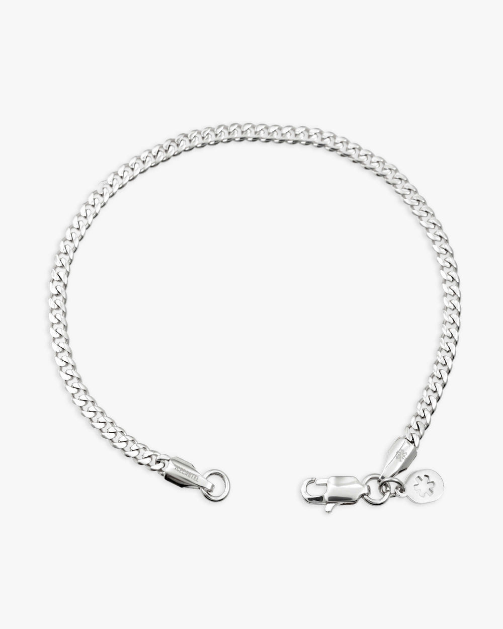 4mm cuban link bracelet silver icecartel lock