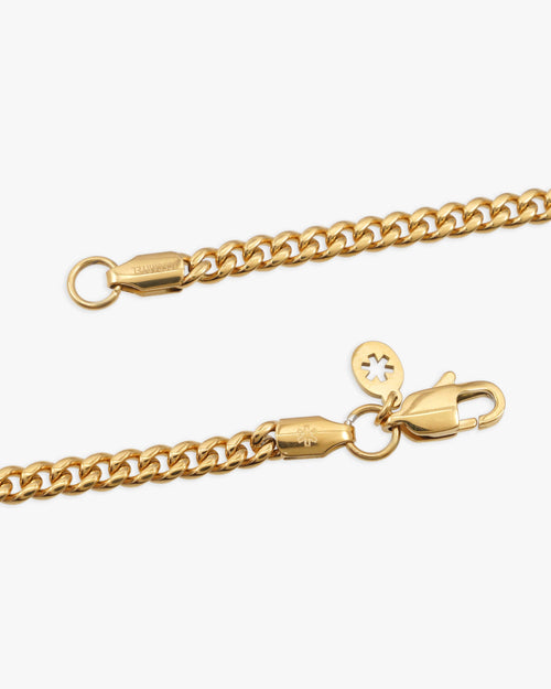 4mm cuban link chain 14k gold icecartel lock