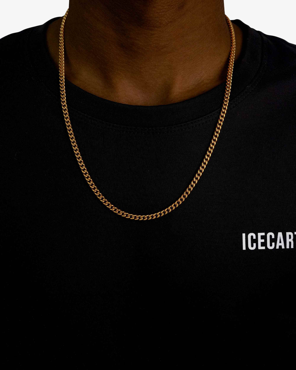 4mm cuban link chain 14k gold icecartel model