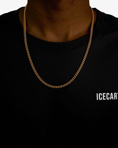4mm cuban link chain 14k gold icecartel model