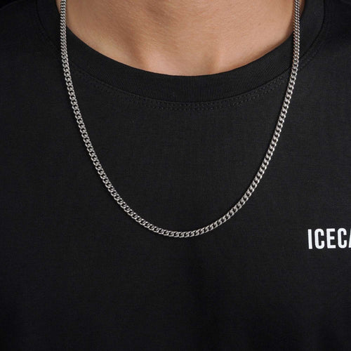 4mm cuban link chain 14k white gold icecartel model