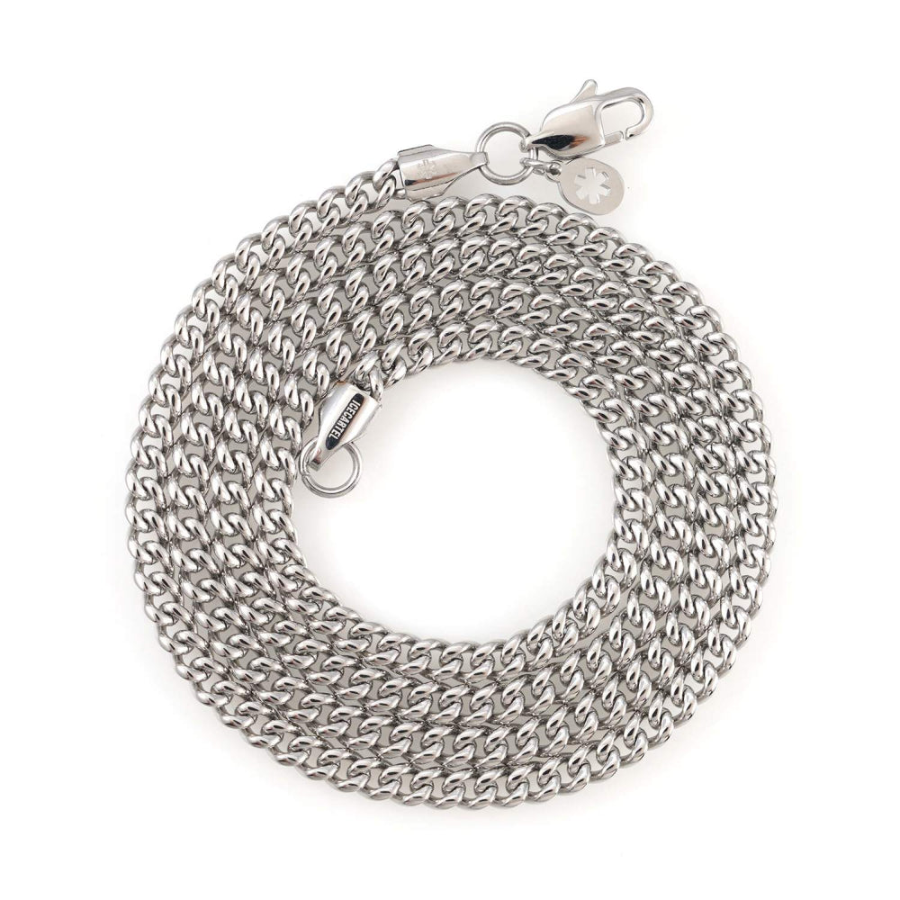 4mm cuban link chain 14k white gold icecartel up