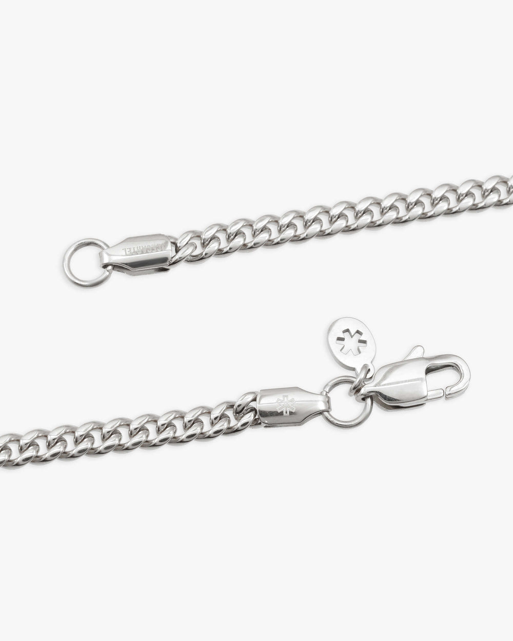 4mm cuban link chain silver icecartel lock