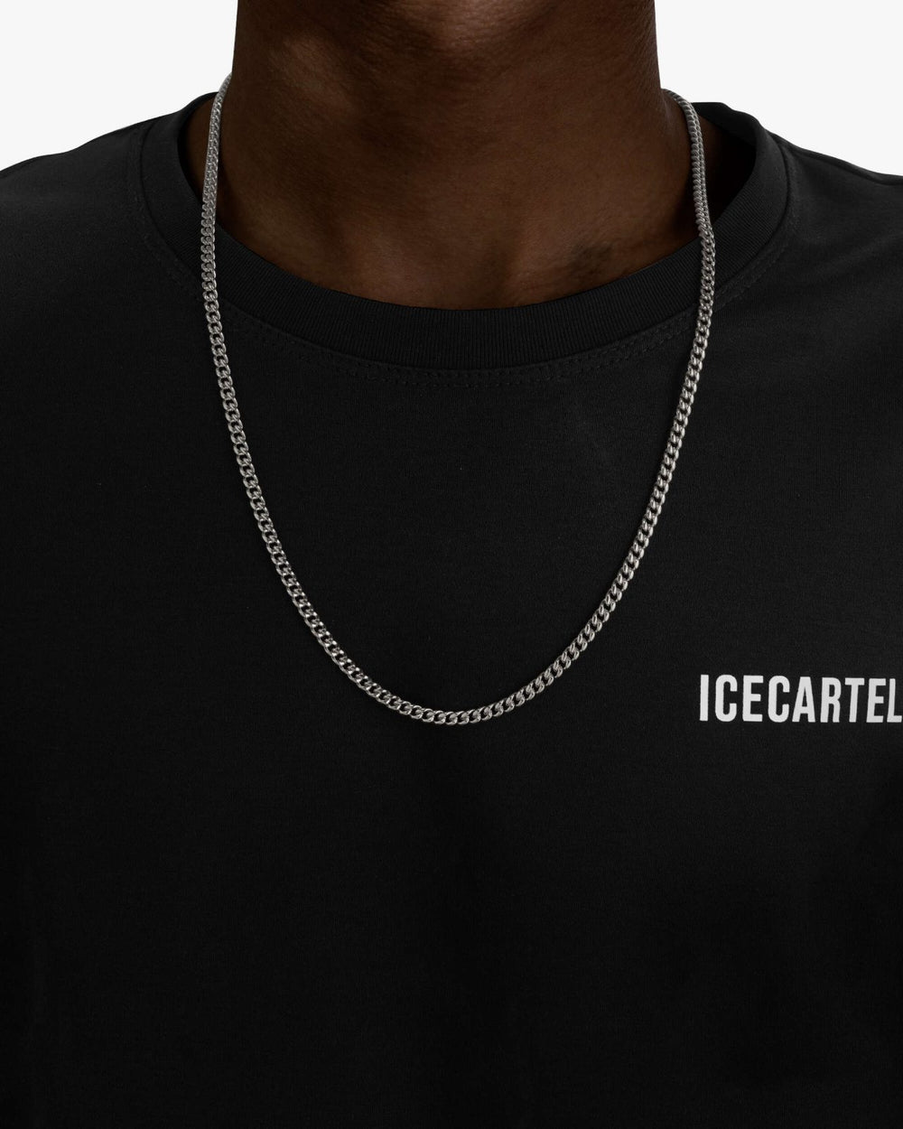 4mm cuban link chain solid silver icecartel model