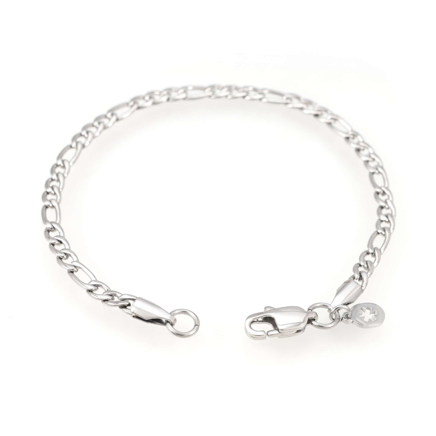 4mm-figaro-bracelet-14k-white-