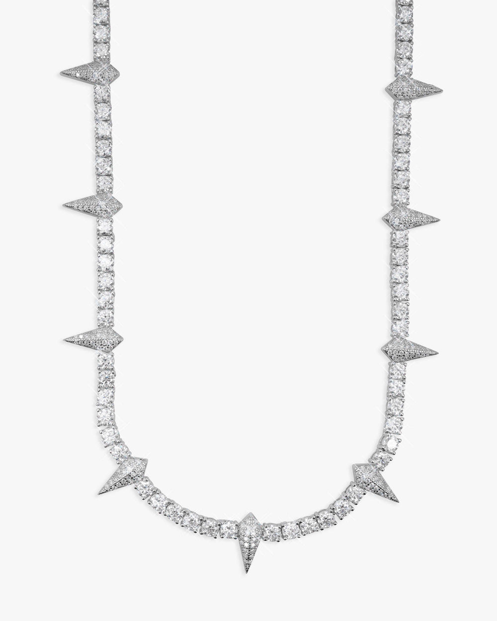 4mm moissanite spiked tennis chain 14k gold f6f6f6 icecartel main