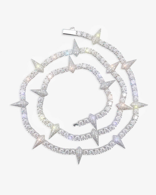 4mm moissanite spiked tennis chain 14k gold f6f6f6 icecartel new front