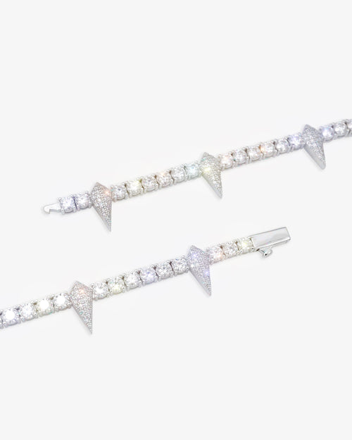 4mm moissanite spiked tennis chain 14k gold f6f6f6 icecartel new lock