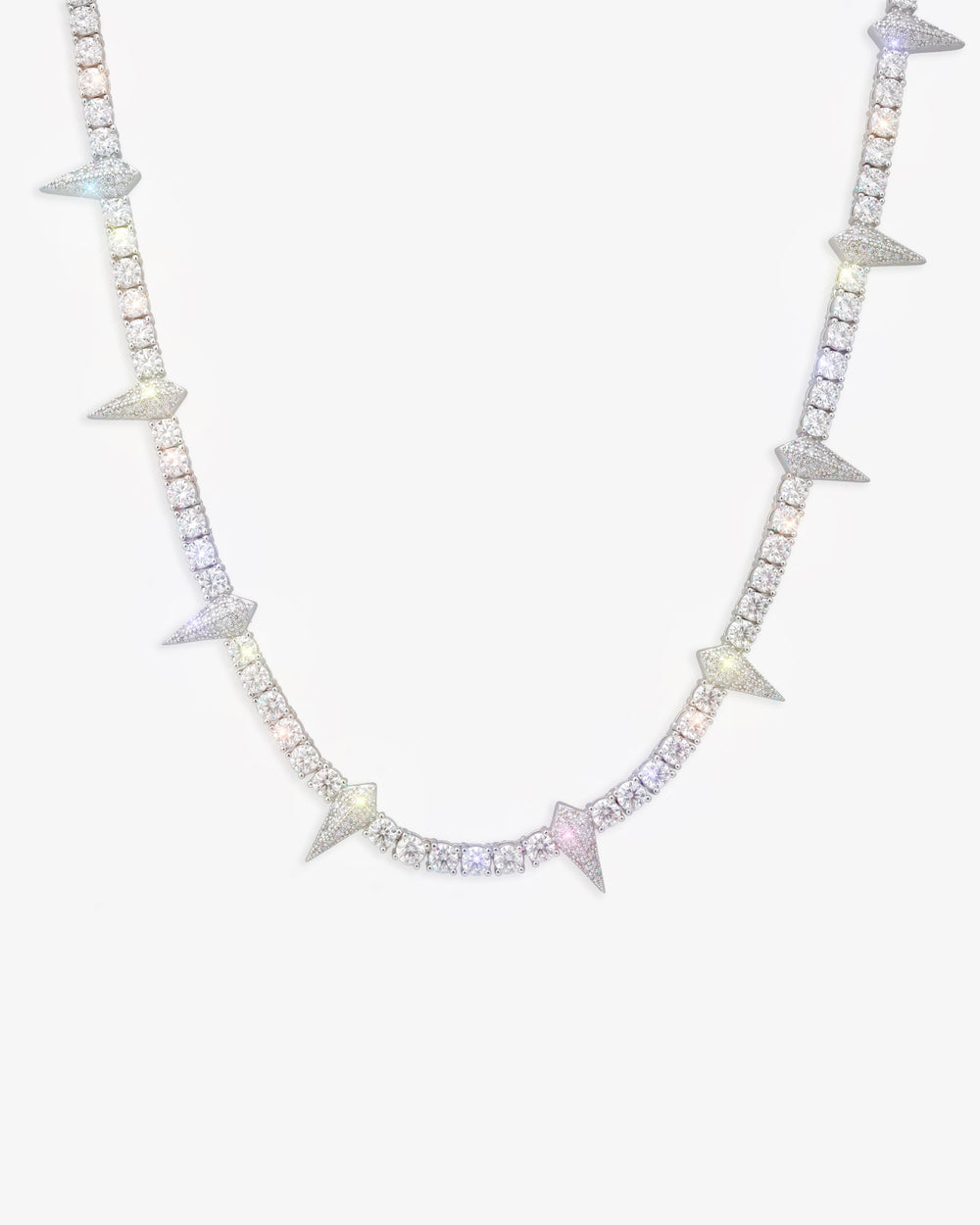 4mm moissanite spiked tennis chain 14k gold f6f6f6 icecartel new main