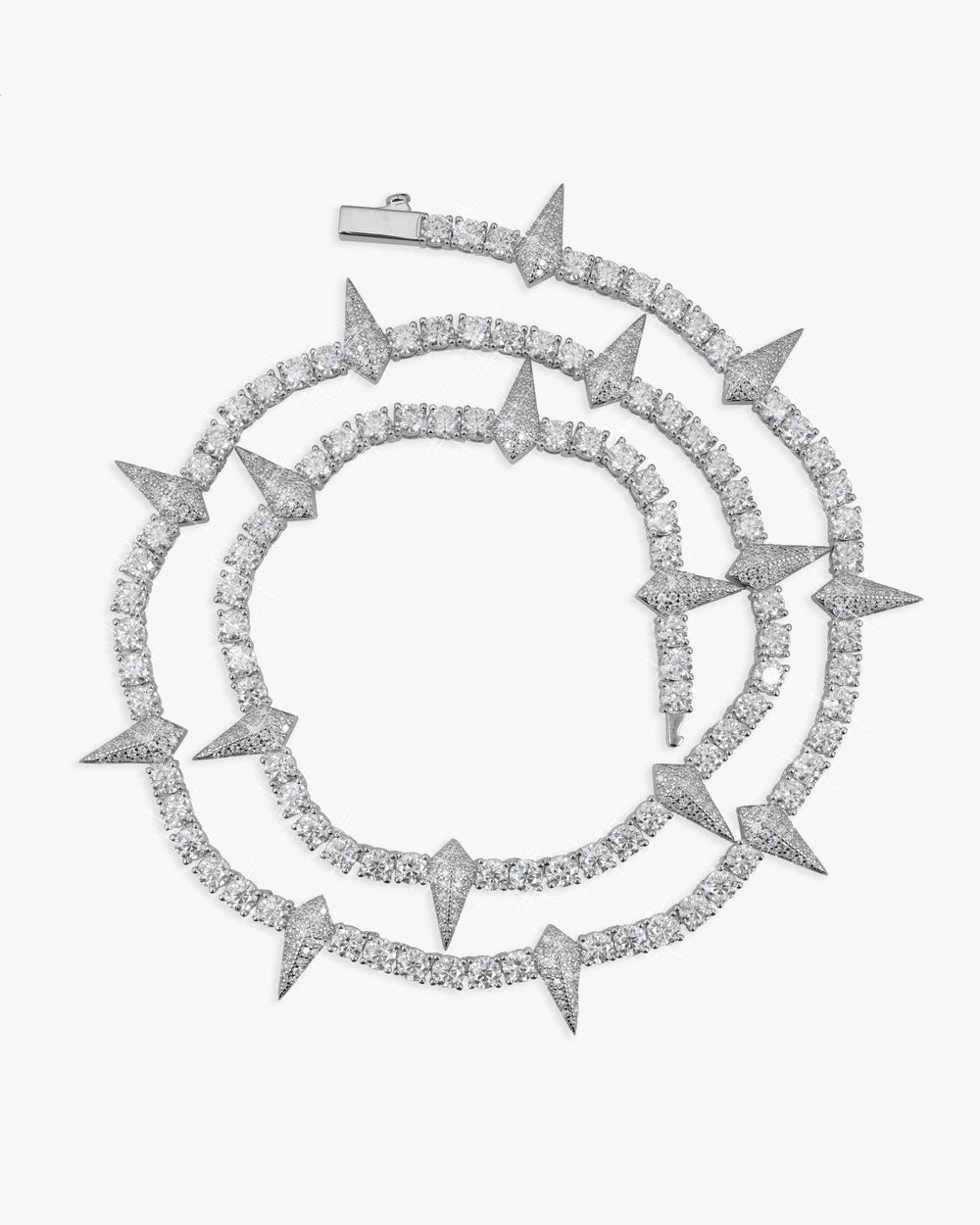 4mm moissanite spiked tennis chain 14k gold f6f6f6 icecartel top