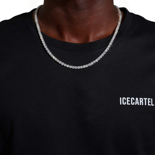 4MM Moissanite Tennis Chain 14K Gold