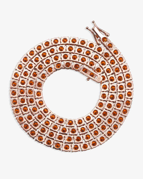 4mm red moissanite tennis chain 14k gold icecartel px bot