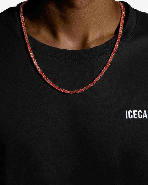 4mm red moissanite tennis chain 14k gold icecartel px model