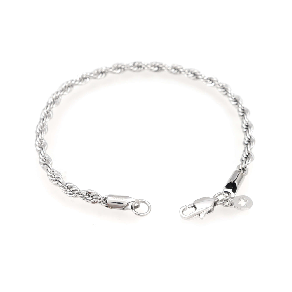 4mm rope bracelet 14k white gold icecartel o