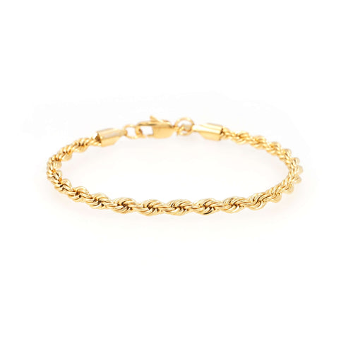 4mm rope bracelet 14k yellow gold icecartel main