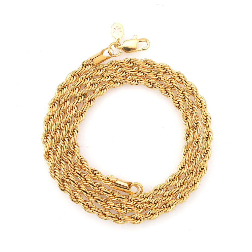 4mm rope chain 14k yellow gold icecartel up