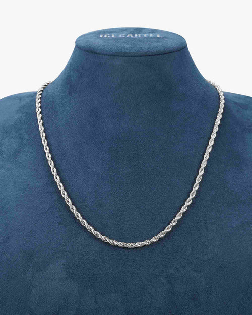 4mm rope chain silver icecartel display